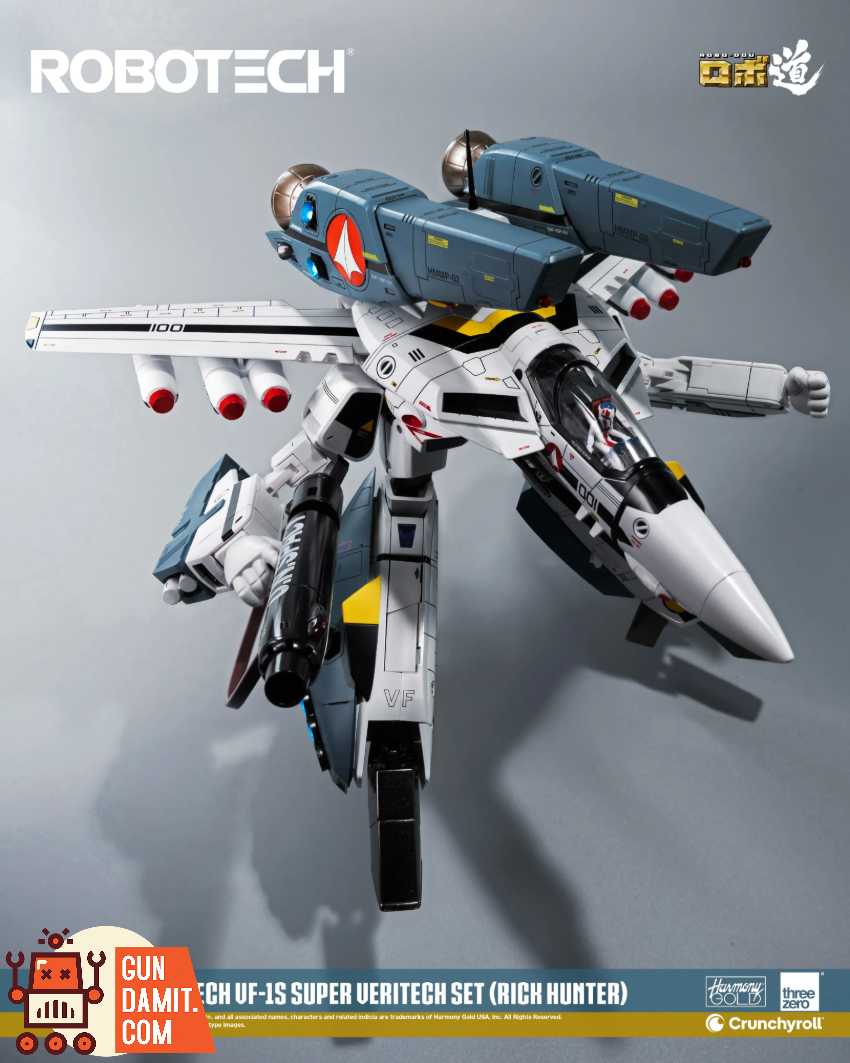 Threezero 1/72 3Z0307 Robotech ROBO-DOU VF‐1S Super Veritech Set (Rick Hunter) - View 10 Threezero 1/72 3Z0307 Robotech ROBO-DOU VF‐1S Super Veritech Set (Rick Hunter) - View 10