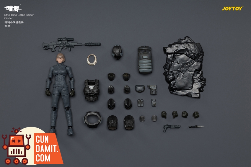JoyToy JT04247 1/25 Dark Source Steel Ride Corps Sniper Cinder - View 9 JoyToy JT04247 1/25 Dark Source Steel Ride Corps Sniper Cinder - View 9