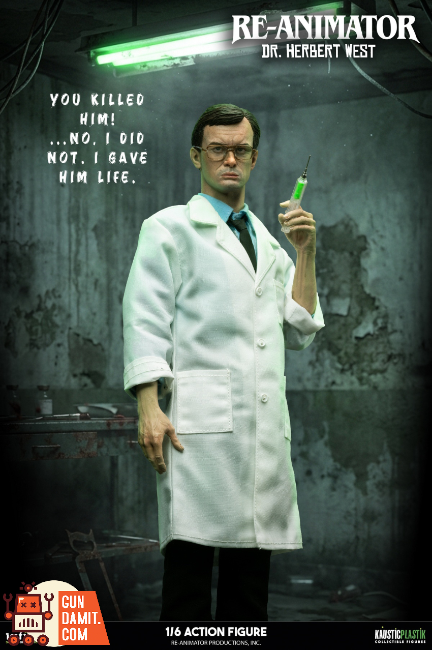 Infinite 1/6 Re-Animator Doctor Herbert West Standard Ver. - View 9 Infinite 1/6 Re-Animator Doctor Herbert West Standard Ver. - View 9
