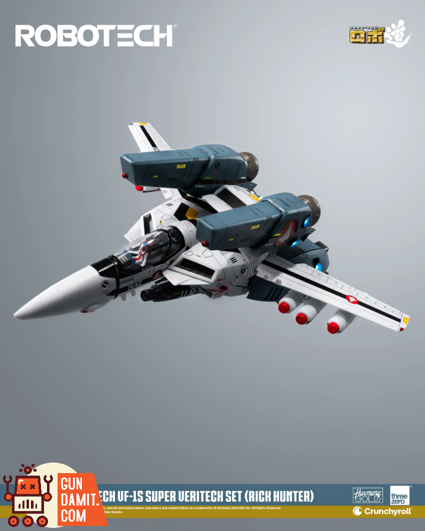 Threezero 1/72 3Z0307 Robotech ROBO-DOU VF‐1S Super Veritech Set (Rick Hunter) - View 12 Threezero 1/72 3Z0307 Robotech ROBO-DOU VF‐1S Super Veritech Set (Rick Hunter) - View 12