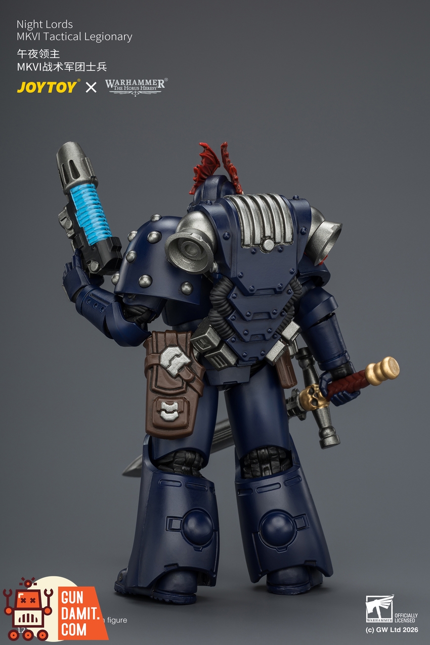 JoyToy JT04353 1/18 Warhammer The Horus Heresy Night Lords MKVI Tactical Legionary - View 4 JoyToy JT04353 1/18 Warhammer The Horus Heresy Night Lords MKVI Tactical Legionary - View 4