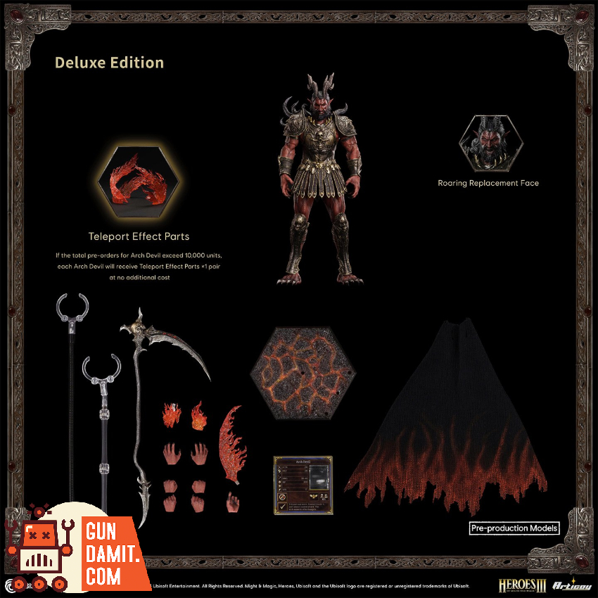 RongHuan Modesl 1/12 FTM3-02D Heroes of Might and Magic III Arch Devil Deluxe Ver. - View 1 RongHuan Modesl 1/12 FTM3-02D Heroes of Might and Magic III Arch Devil Deluxe Ver. - View 1