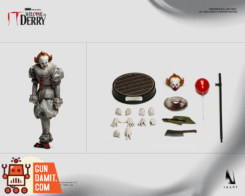 INART 1/6 AgA039 It: Welcome to Derry Pennywise Double-headed Ver. - View 3 INART 1/6 AgA039 It: Welcome to Derry Pennywise Double-headed Ver. - View 3
