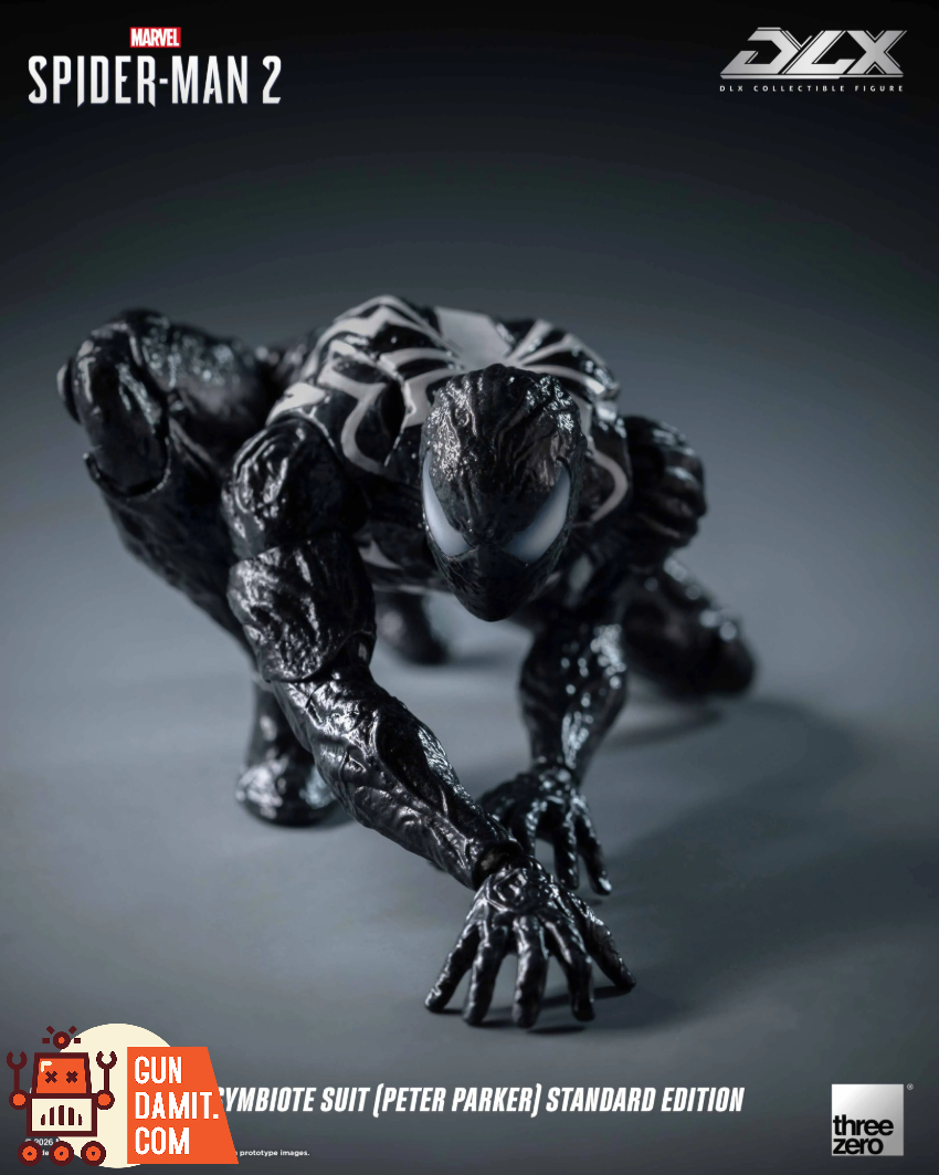 Threezero 3Z0966 Marvel’s Spider-Man 2 DLX Spider-Man Symbiote Suit (Peter Parker) Standard Ver. - View 6 Threezero 3Z0966 Marvel’s Spider-Man 2 DLX Spider-Man Symbiote Suit (Peter Parker) Standard Ver. - View 6