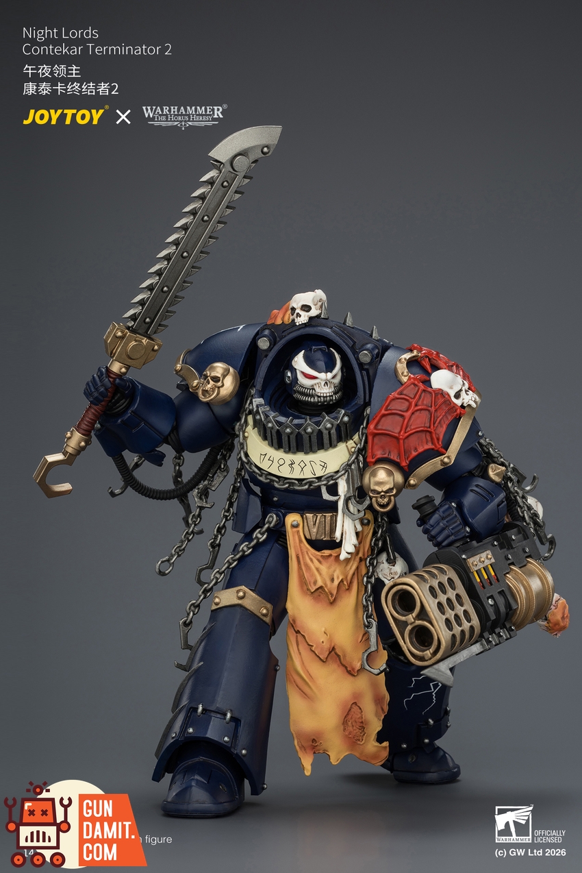 JoyToy JT04575 1/18 Warhammer The Horus Heresy Night Lords Contekar Terminator 2 - View 6 JoyToy JT04575 1/18 Warhammer The Horus Heresy Night Lords Contekar Terminator 2 - View 6