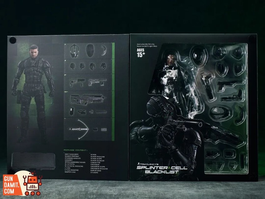 CCS Toys 1/12 FigScript Sam Fisher - View 8 CCS Toys 1/12 FigScript Sam Fisher - View 8