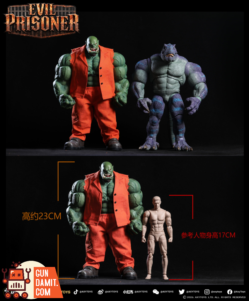 AXYTOYS AXY-023 Evil Prisoner Green Ver. - View 11 AXYTOYS AXY-023 Evil Prisoner Green Ver. - View 11