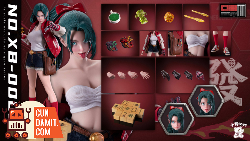 XiaoBao Toys 1/6 XB-0003 Wealth Girl Blue Hair Enchantress - View 1 XiaoBao Toys 1/6 XB-0003 Wealth Girl Blue Hair Enchantress - View 1