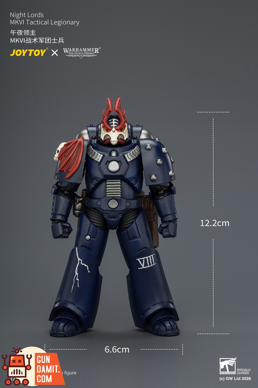 JoyToy JT04353 1/18 Warhammer The Horus Heresy Night Lords MKVI Tactical Legionary - View 10 JoyToy JT04353 1/18 Warhammer The Horus Heresy Night Lords MKVI Tactical Legionary - View 10