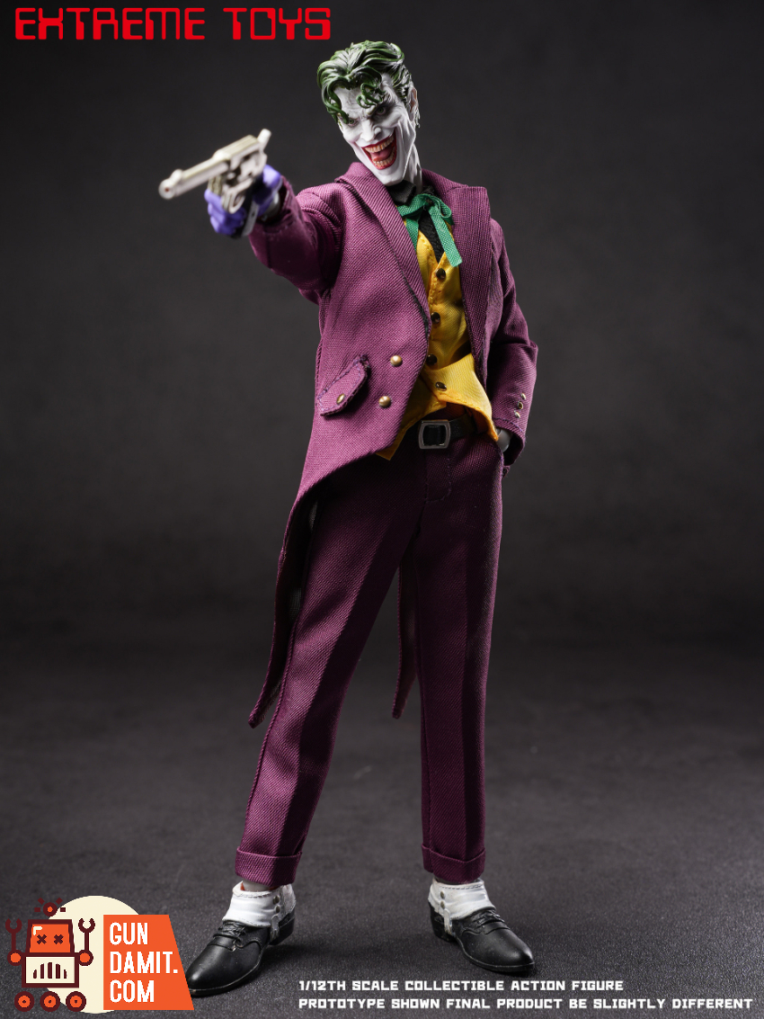 Extreme Toys 1/12 EX004 “Lethal Joke” Joker - View 6 Extreme Toys 1/12 EX004 “Lethal Joke” Joker - View 6