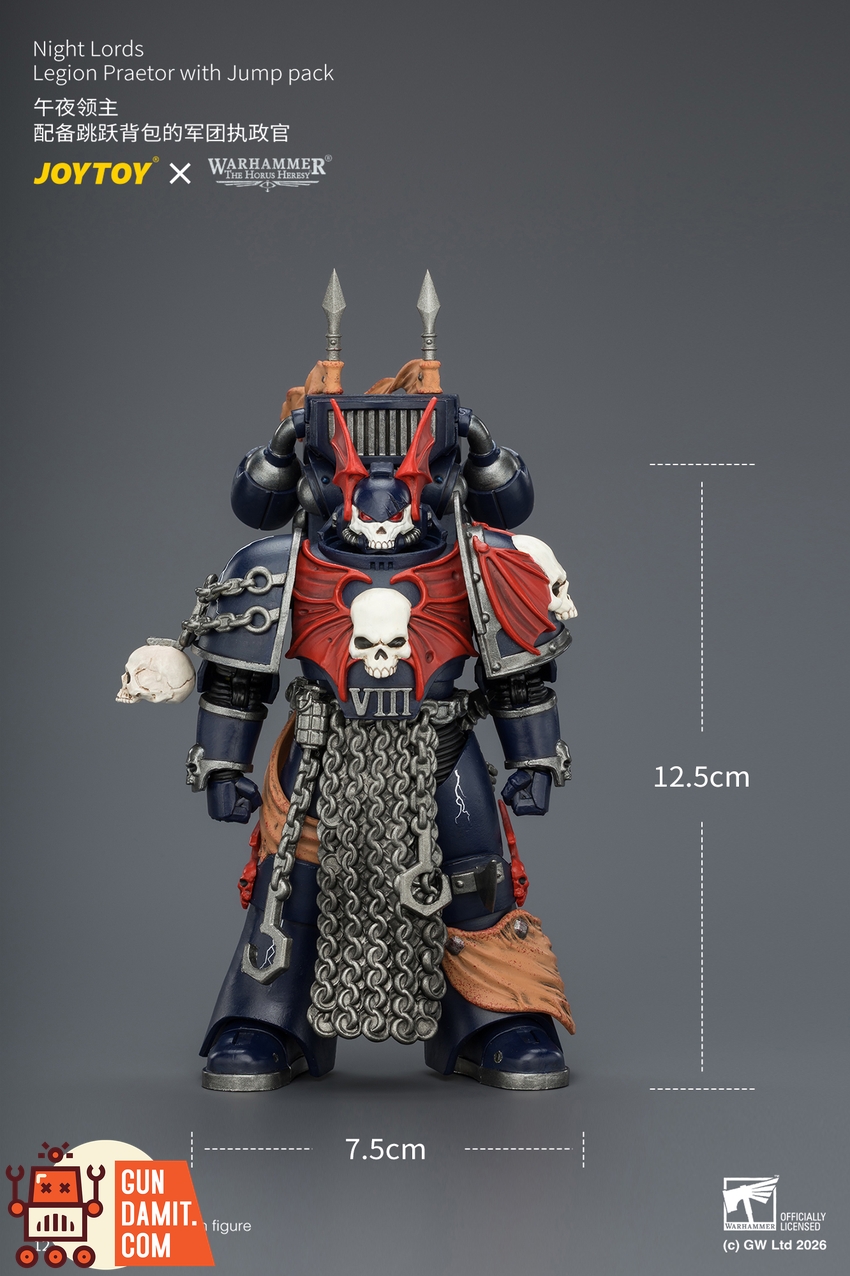 JoyToy JT04377 1/18 Warhammer The Horus Heresy Night Lords Legion Praetor with Jump pack - View 10 JoyToy JT04377 1/18 Warhammer The Horus Heresy Night Lords Legion Praetor with Jump pack - View 10