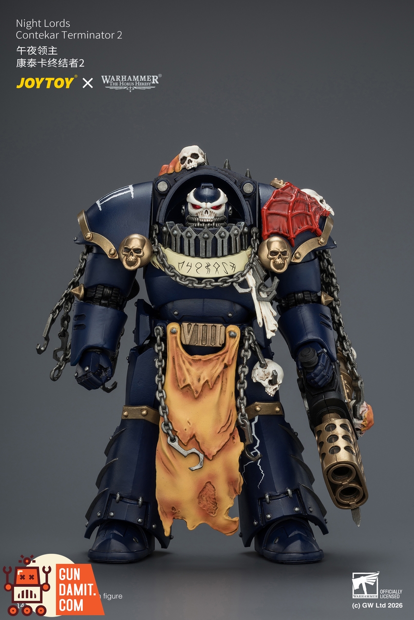JoyToy JT04575 1/18 Warhammer The Horus Heresy Night Lords Contekar Terminator 2 - View 1 JoyToy JT04575 1/18 Warhammer The Horus Heresy Night Lords Contekar Terminator 2 - View 1