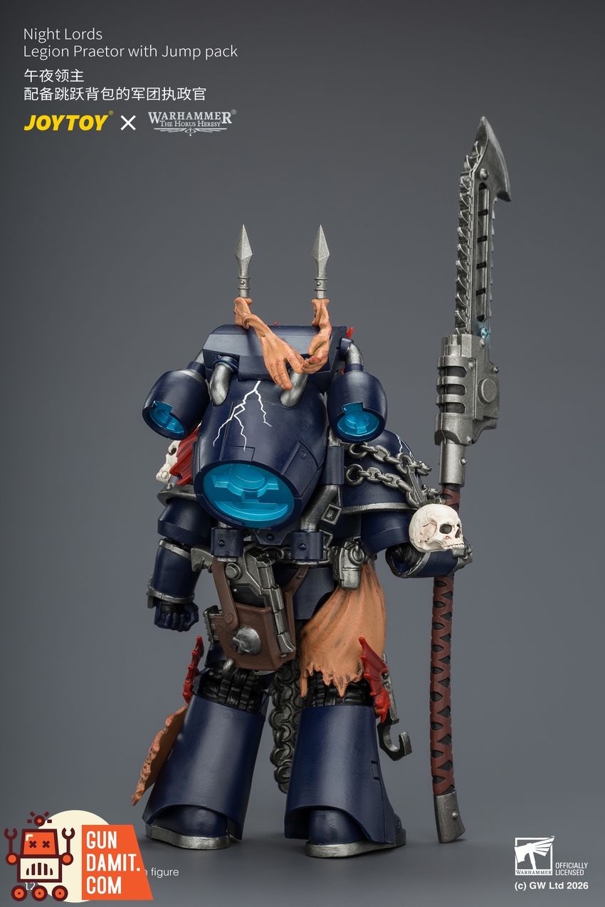 JoyToy JT04377 1/18 Warhammer The Horus Heresy Night Lords Legion Praetor with Jump pack - View 4 JoyToy JT04377 1/18 Warhammer The Horus Heresy Night Lords Legion Praetor with Jump pack - View 4