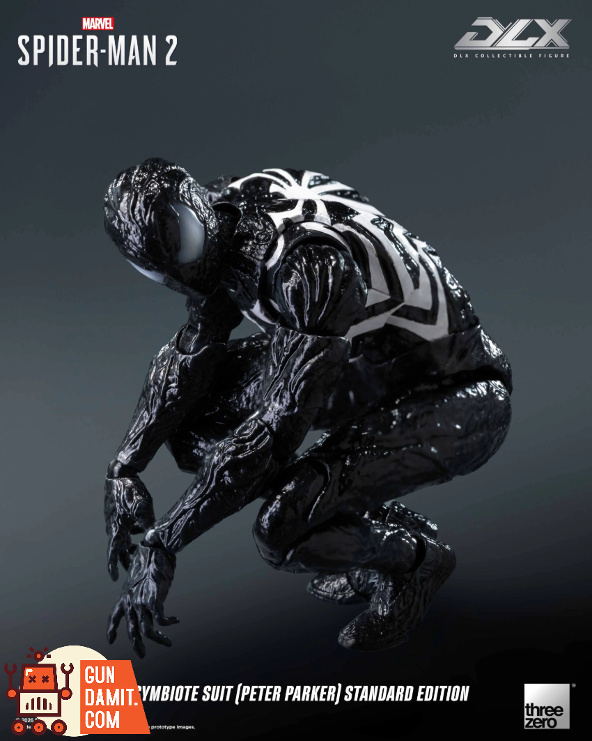 Threezero 3Z0966 Marvel’s Spider-Man 2 DLX Spider-Man Symbiote Suit (Peter Parker) Standard Ver. - View 5 Threezero 3Z0966 Marvel’s Spider-Man 2 DLX Spider-Man Symbiote Suit (Peter Parker) Standard Ver. - View 5