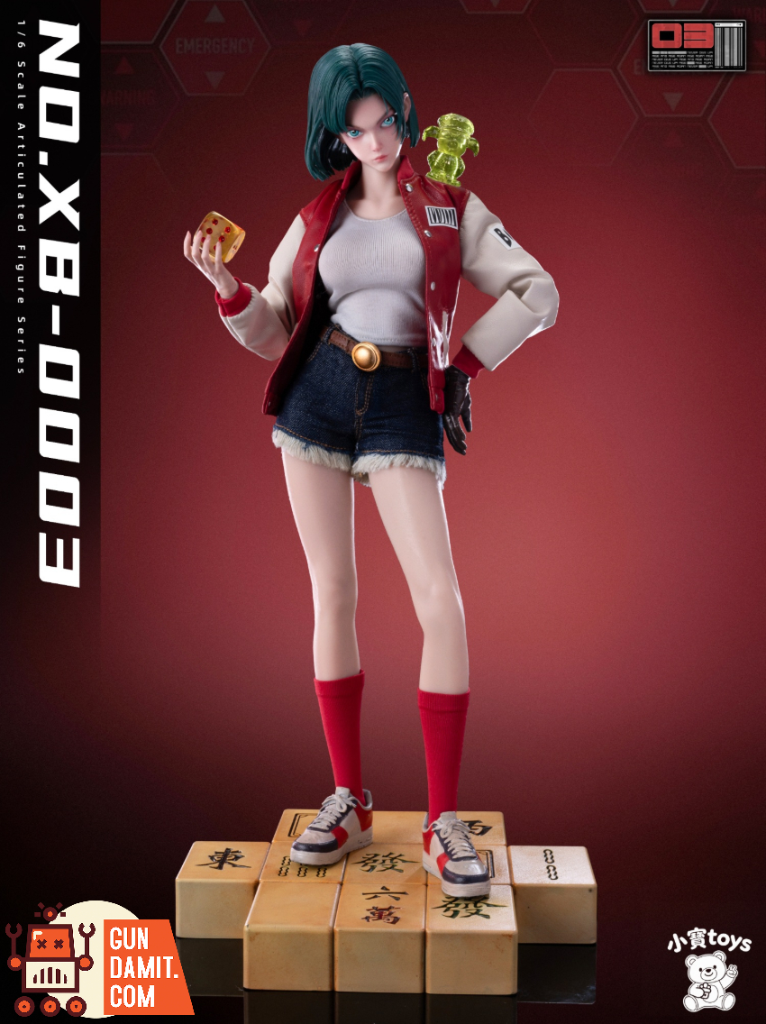 XiaoBao Toys 1/6 XB-0003 Wealth Girl Blue Hair Enchantress - View 9 XiaoBao Toys 1/6 XB-0003 Wealth Girl Blue Hair Enchantress - View 9