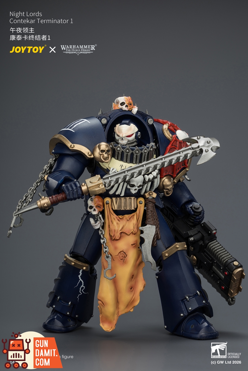 JoyToy JT04568 1/18 Warhammer The Horus Heresy Night Lords Contekar Terminator 1 - View 7 JoyToy JT04568 1/18 Warhammer The Horus Heresy Night Lords Contekar Terminator 1 - View 7