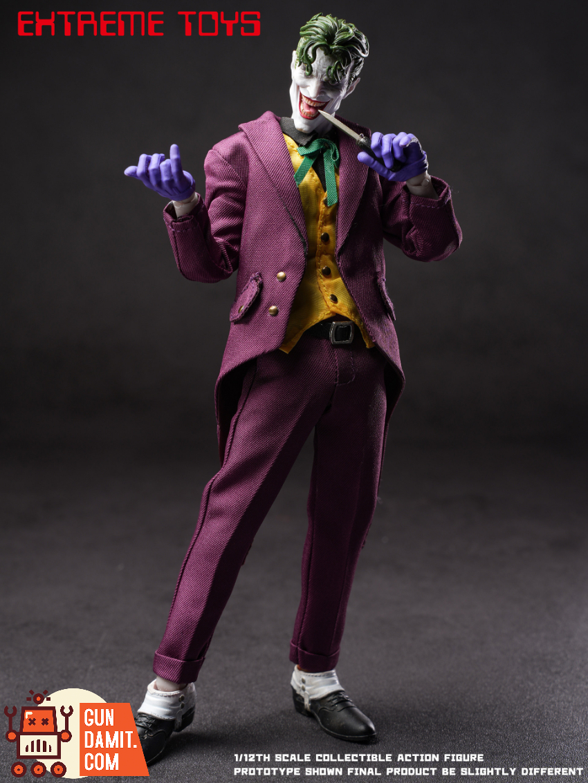 Extreme Toys 1/12 EX004 “Lethal Joke” Joker - View 4 Extreme Toys 1/12 EX004 “Lethal Joke” Joker - View 4