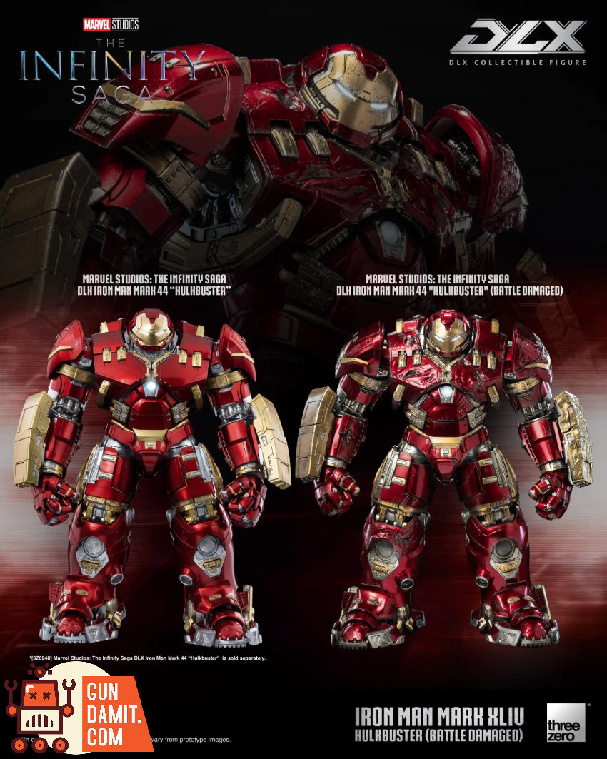 Threezero 3Z0919 Marvel Studios: The Infinity Saga DLX Iron Man Mark 44 Hulkbuster (Battle Damaged) - View 29 Threezero 3Z0919 Marvel Studios: The Infinity Saga DLX Iron Man Mark 44 Hulkbuster (Battle Damaged) - View 29