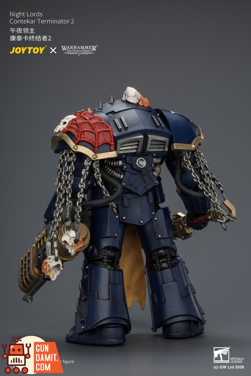 JoyToy JT04575 1/18 Warhammer The Horus Heresy Night Lords Contekar Terminator 2 - View 4 JoyToy JT04575 1/18 Warhammer The Horus Heresy Night Lords Contekar Terminator 2 - View 4