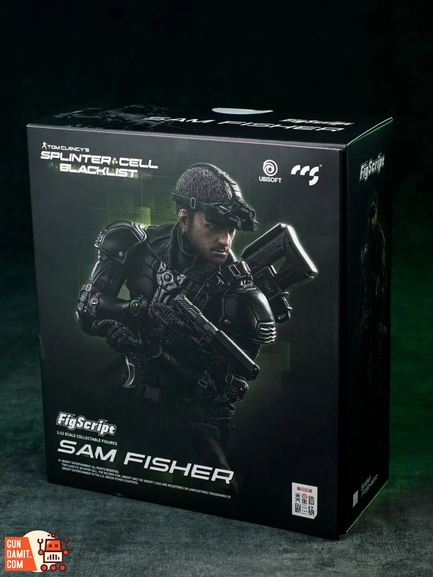 CCS Toys 1/12 FigScript Sam Fisher - View 6 CCS Toys 1/12 FigScript Sam Fisher - View 6