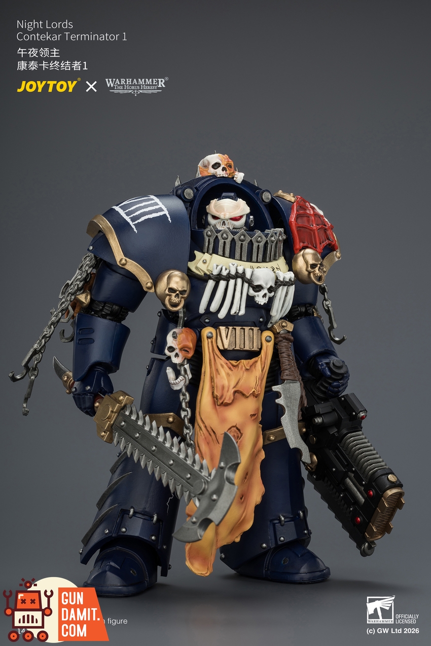 JoyToy JT04568 1/18 Warhammer The Horus Heresy Night Lords Contekar Terminator 1 - View 3 JoyToy JT04568 1/18 Warhammer The Horus Heresy Night Lords Contekar Terminator 1 - View 3