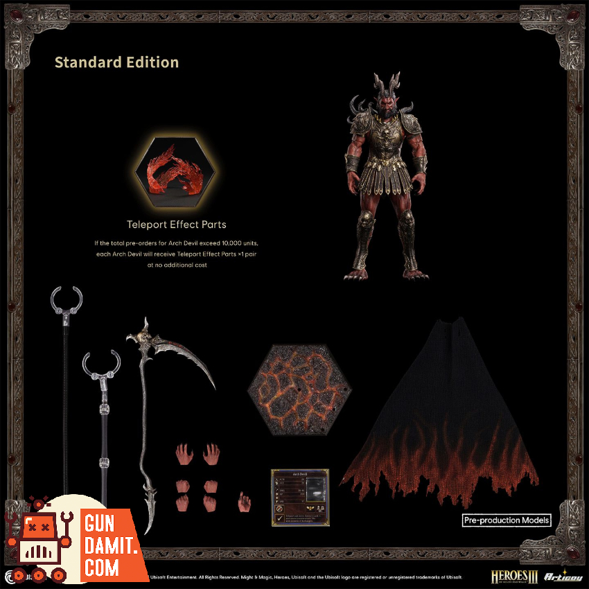 RongHuan Modesl 1/12 FTM3-02 Heroes of Might and Magic III Arch Devil Standard Ver. - View 2 RongHuan Modesl 1/12 FTM3-02 Heroes of Might and Magic III Arch Devil Standard Ver. - View 2