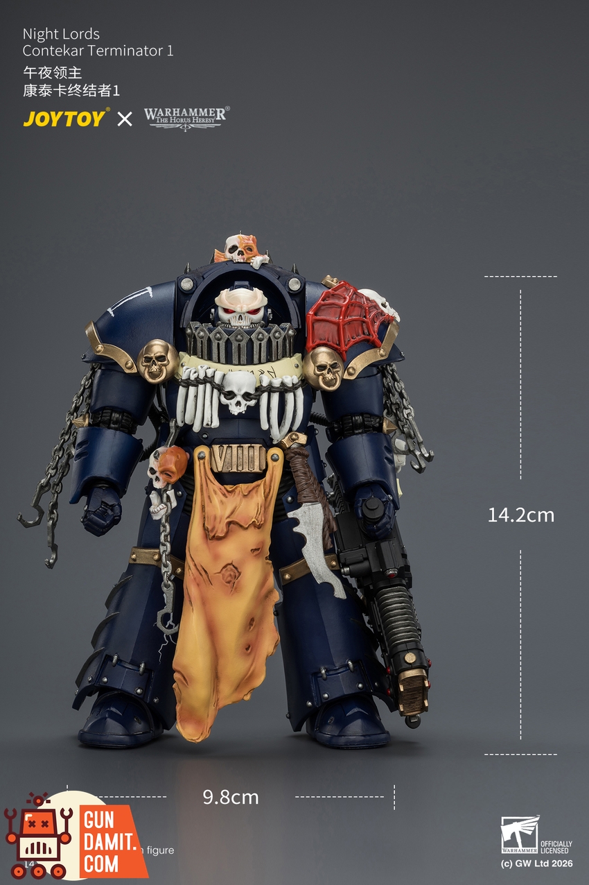 JoyToy JT04568 1/18 Warhammer The Horus Heresy Night Lords Contekar Terminator 1 - View 10 JoyToy JT04568 1/18 Warhammer The Horus Heresy Night Lords Contekar Terminator 1 - View 10