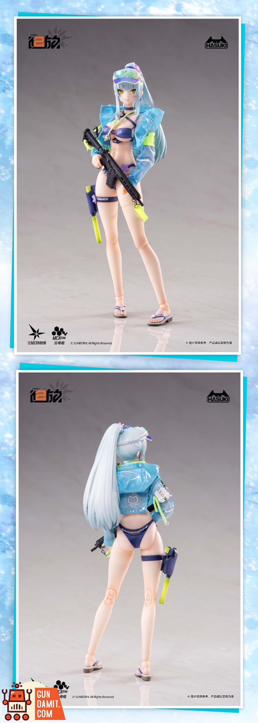 HASUKI 1/12 PA013 Pocket Art Series Girls' Frontline 2: Exilium Klukai Standard Version - View 3 HASUKI 1/12 PA013 Pocket Art Series Girls' Frontline 2: Exilium Klukai Standard Version - View 3
