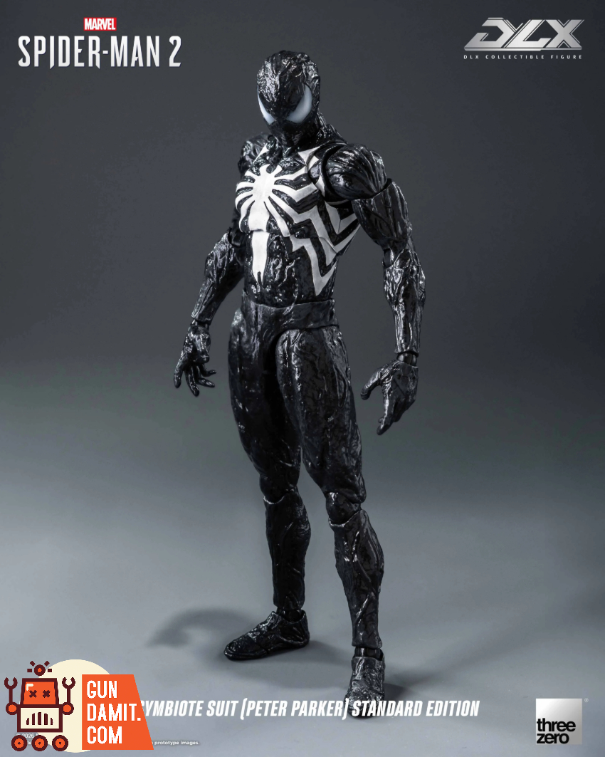 Threezero 3Z0966 Marvel’s Spider-Man 2 DLX Spider-Man Symbiote Suit (Peter Parker) Standard Ver. - View 3 Threezero 3Z0966 Marvel’s Spider-Man 2 DLX Spider-Man Symbiote Suit (Peter Parker) Standard Ver. - View 3