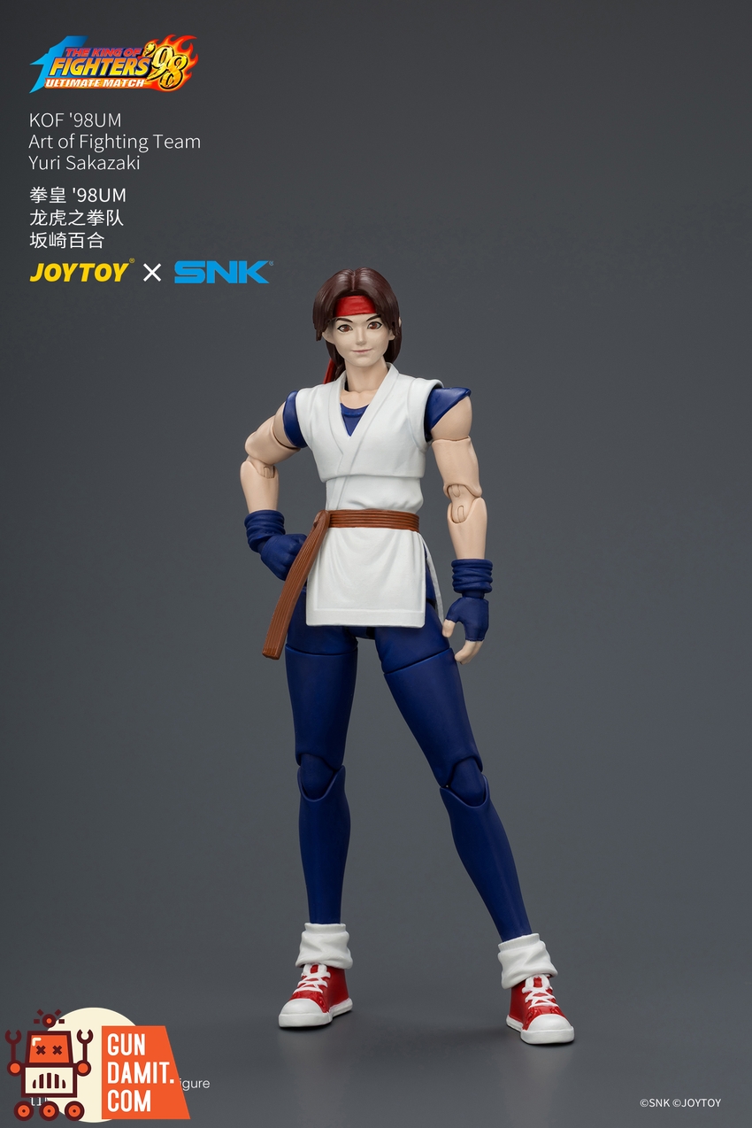 JoyToy JT04605 1/18 SNK KOF'98UM Art of Fighting Team Yuri Sakazaki - View 2 JoyToy JT04605 1/18 SNK KOF'98UM Art of Fighting Team Yuri Sakazaki - View 2