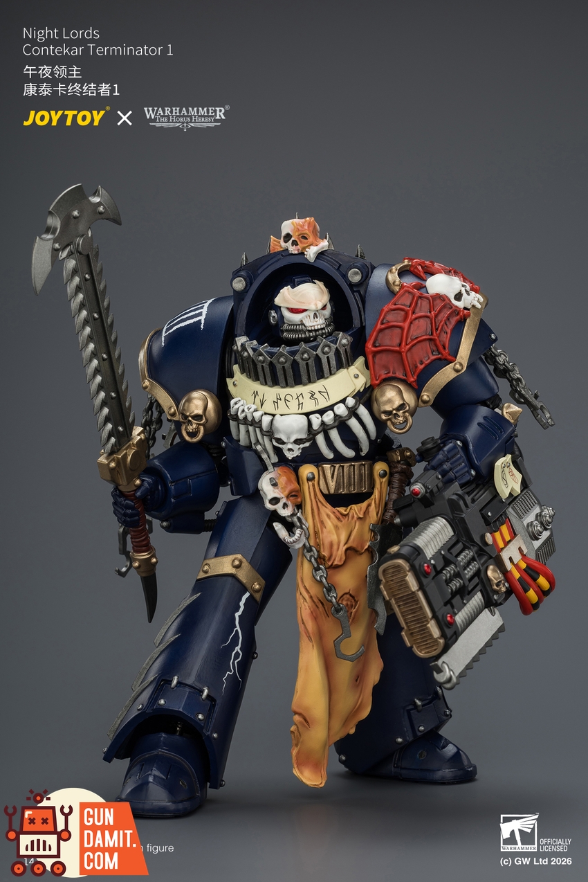 JoyToy JT04568 1/18 Warhammer The Horus Heresy Night Lords Contekar Terminator 1 - View 8 JoyToy JT04568 1/18 Warhammer The Horus Heresy Night Lords Contekar Terminator 1 - View 8