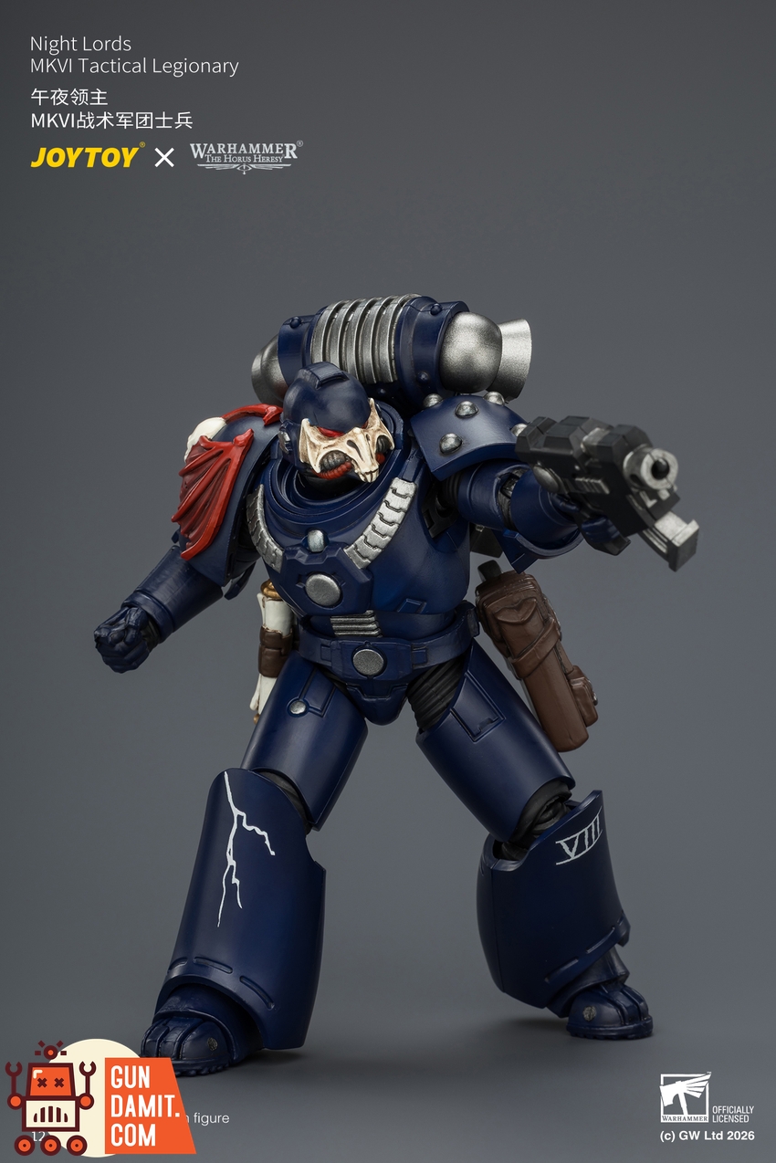JoyToy JT04353 1/18 Warhammer The Horus Heresy Night Lords MKVI Tactical Legionary - View 9 JoyToy JT04353 1/18 Warhammer The Horus Heresy Night Lords MKVI Tactical Legionary - View 9