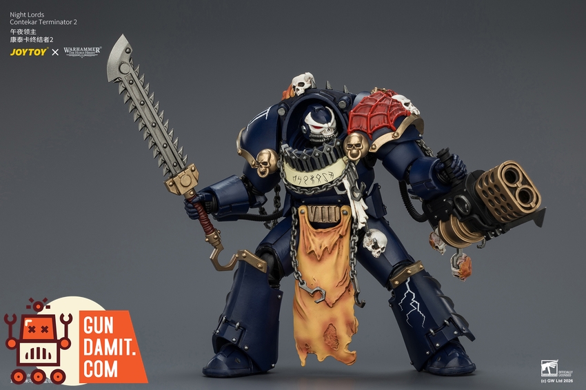 JoyToy JT04575 1/18 Warhammer The Horus Heresy Night Lords Contekar Terminator 2 - View 7 JoyToy JT04575 1/18 Warhammer The Horus Heresy Night Lords Contekar Terminator 2 - View 7