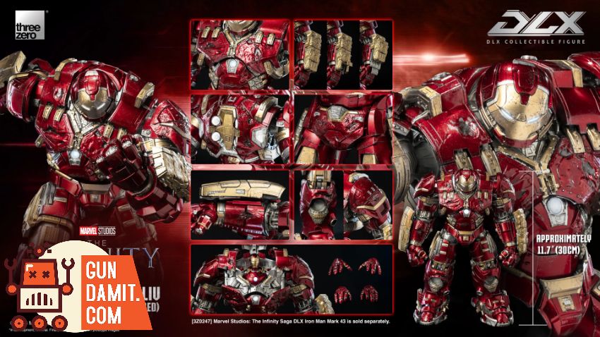 Threezero 3Z0919 Marvel Studios: The Infinity Saga DLX Iron Man Mark 44 Hulkbuster (Battle Damaged) - View 35 Threezero 3Z0919 Marvel Studios: The Infinity Saga DLX Iron Man Mark 44 Hulkbuster (Battle Damaged) - View 35