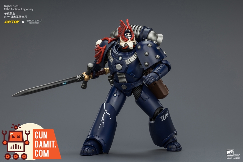 JoyToy JT04353 1/18 Warhammer The Horus Heresy Night Lords MKVI Tactical Legionary - View 6 JoyToy JT04353 1/18 Warhammer The Horus Heresy Night Lords MKVI Tactical Legionary - View 6