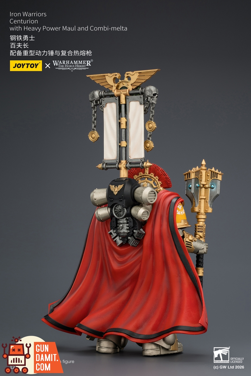 JoyToy JT04391 1/18 Warhammer The Horus Heresy Iron Warriors Centurion with Heavy Power Maul and Combi-melta - View 4 JoyToy JT04391 1/18 Warhammer The Horus Heresy Iron Warriors Centurion with Heavy Power Maul and Combi-melta - View 4
