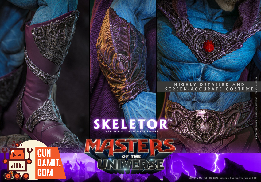 HotToys 1/6 MMS889 Masters of the Universe 2026 Skeletor - View 8 HotToys 1/6 MMS889 Masters of the Universe 2026 Skeletor - View 8