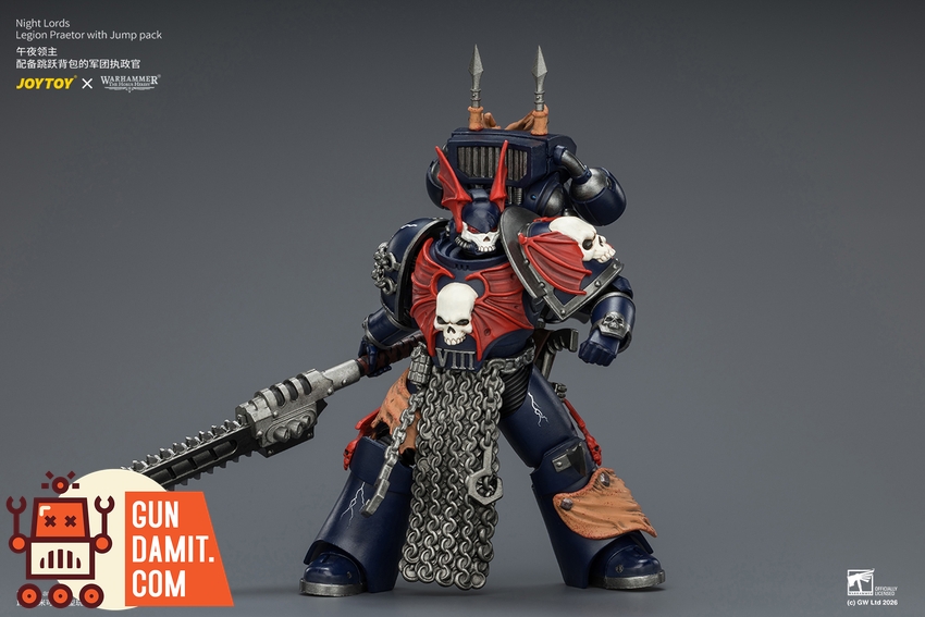 JoyToy JT04377 1/18 Warhammer The Horus Heresy Night Lords Legion Praetor with Jump pack - View 5 JoyToy JT04377 1/18 Warhammer The Horus Heresy Night Lords Legion Praetor with Jump pack - View 5