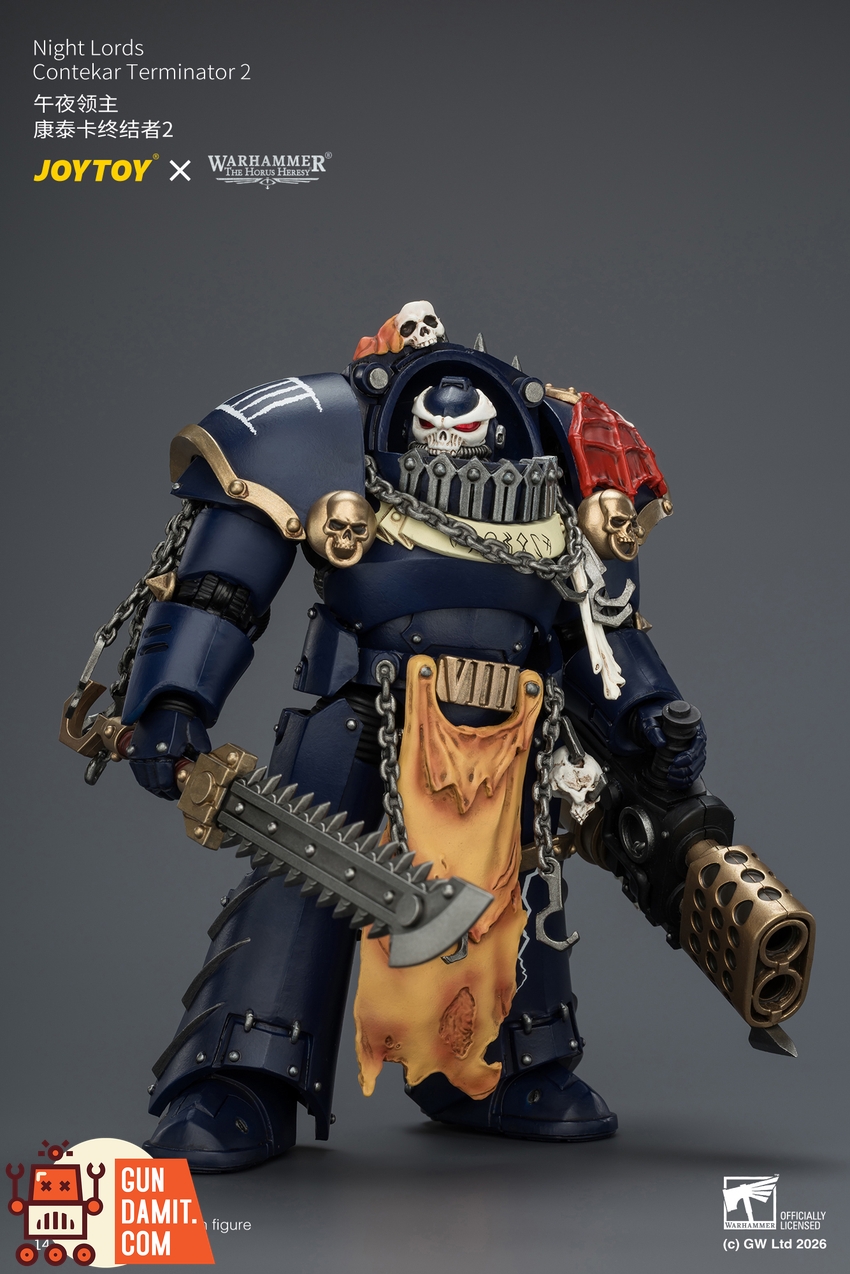 JoyToy JT04575 1/18 Warhammer The Horus Heresy Night Lords Contekar Terminator 2 - View 3 JoyToy JT04575 1/18 Warhammer The Horus Heresy Night Lords Contekar Terminator 2 - View 3