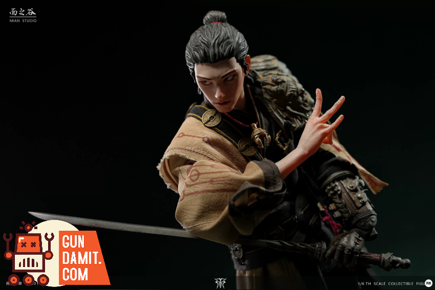 Mian Studio 1/6 Hua Gu Bu Yi Soul Ferryman Yellow Version - View 6 Mian Studio 1/6 Hua Gu Bu Yi Soul Ferryman Yellow Version - View 6