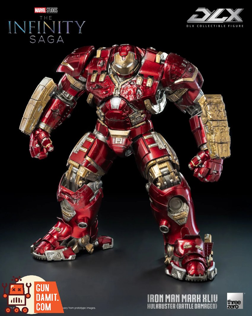Threezero 3Z0919 Marvel Studios: The Infinity Saga DLX Iron Man Mark 44 Hulkbuster (Battle Damaged) - View 19 Threezero 3Z0919 Marvel Studios: The Infinity Saga DLX Iron Man Mark 44 Hulkbuster (Battle Damaged) - View 19
