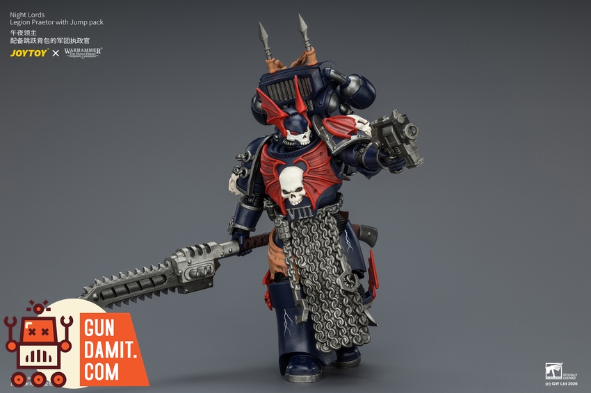JoyToy JT04377 1/18 Warhammer The Horus Heresy Night Lords Legion Praetor with Jump pack - View 8 JoyToy JT04377 1/18 Warhammer The Horus Heresy Night Lords Legion Praetor with Jump pack - View 8