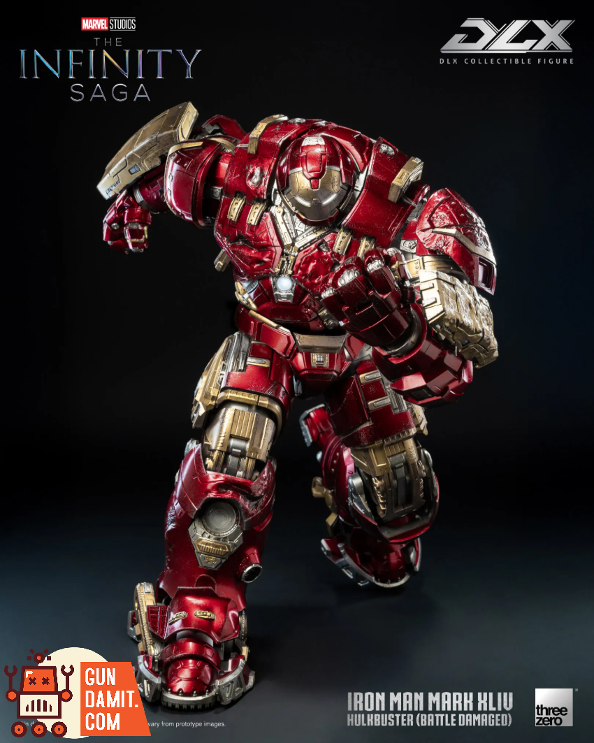Threezero 3Z0919 Marvel Studios: The Infinity Saga DLX Iron Man Mark 44 Hulkbuster (Battle Damaged) - View 10 Threezero 3Z0919 Marvel Studios: The Infinity Saga DLX Iron Man Mark 44 Hulkbuster (Battle Damaged) - View 10