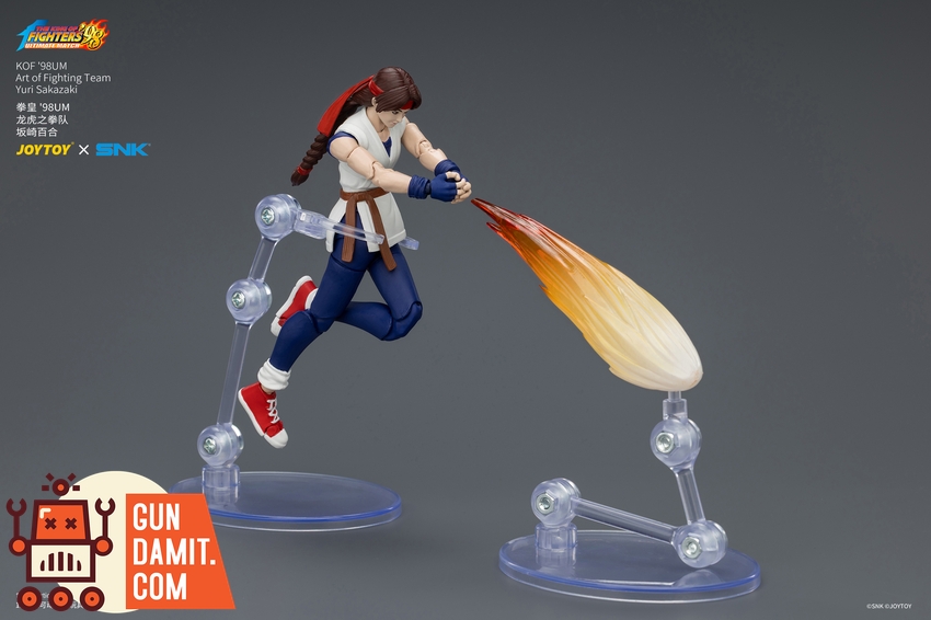 JoyToy JT04605 1/18 SNK KOF'98UM Art of Fighting Team Yuri Sakazaki - View 7 JoyToy JT04605 1/18 SNK KOF'98UM Art of Fighting Team Yuri Sakazaki - View 7