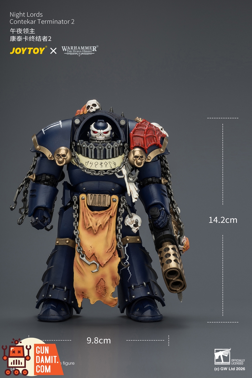 JoyToy JT04575 1/18 Warhammer The Horus Heresy Night Lords Contekar Terminator 2 - View 9 JoyToy JT04575 1/18 Warhammer The Horus Heresy Night Lords Contekar Terminator 2 - View 9