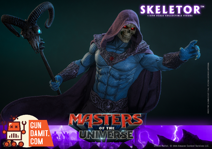 HotToys 1/6 MMS889 Masters of the Universe 2026 Skeletor - View 5 HotToys 1/6 MMS889 Masters of the Universe 2026 Skeletor - View 5
