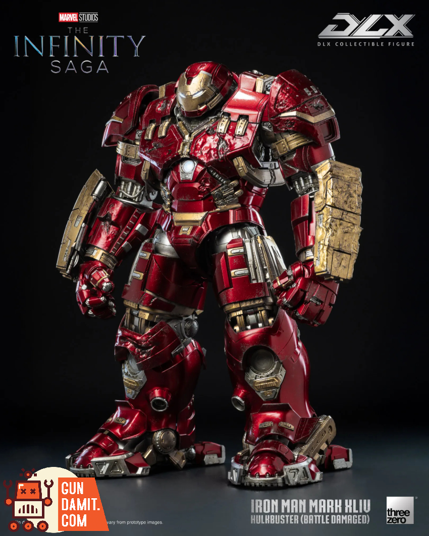 Threezero 3Z0919 Marvel Studios: The Infinity Saga DLX Iron Man Mark 44 Hulkbuster (Battle Damaged) - View 4 Threezero 3Z0919 Marvel Studios: The Infinity Saga DLX Iron Man Mark 44 Hulkbuster (Battle Damaged) - View 4