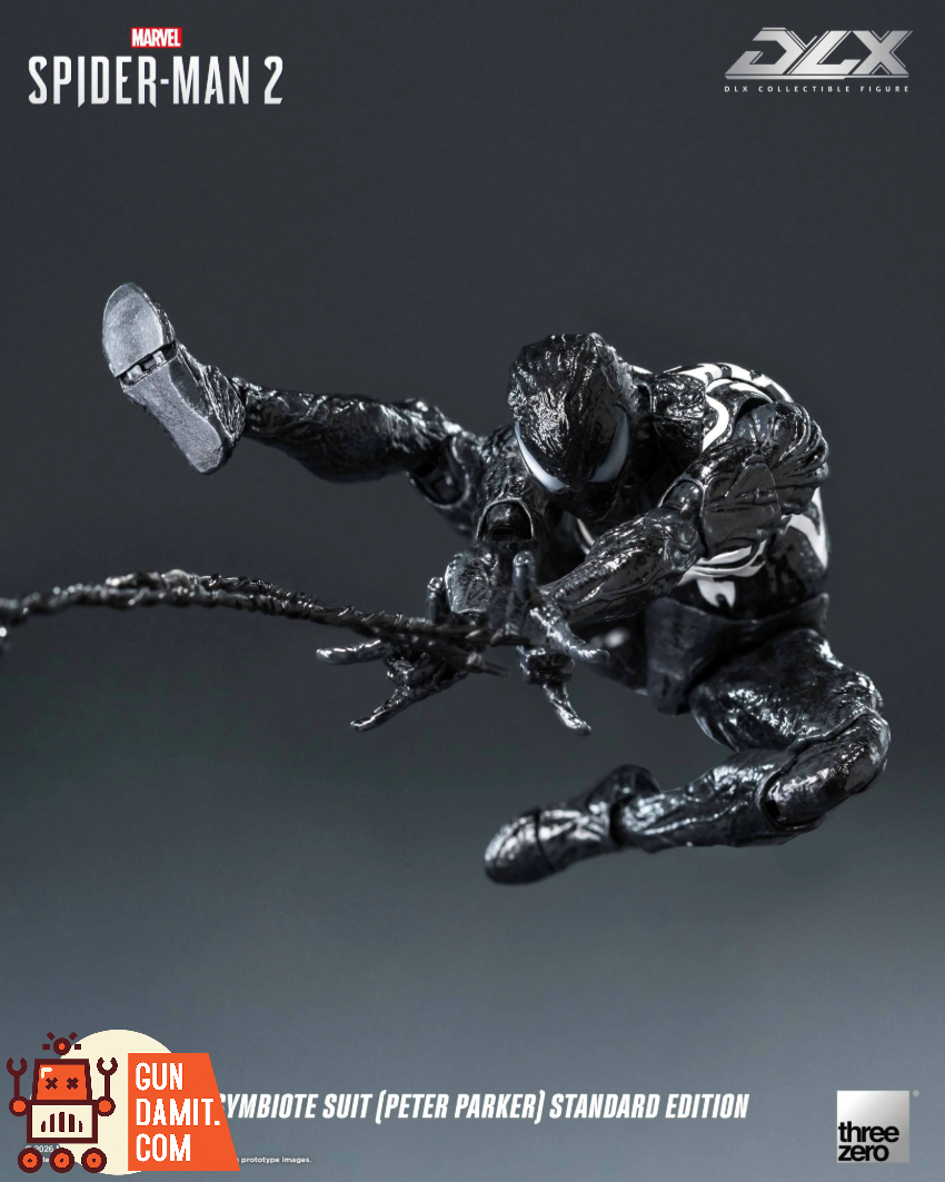 Threezero 3Z0966 Marvel’s Spider-Man 2 DLX Spider-Man Symbiote Suit (Peter Parker) Standard Ver. - View 15 Threezero 3Z0966 Marvel’s Spider-Man 2 DLX Spider-Man Symbiote Suit (Peter Parker) Standard Ver. - View 15