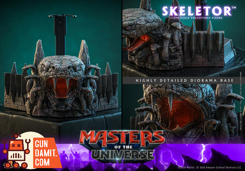 HotToys 1/6 MMS889 Masters of the Universe 2026 Skeletor - View 10 HotToys 1/6 MMS889 Masters of the Universe 2026 Skeletor - View 10