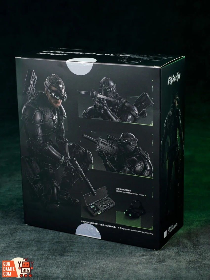 CCS Toys 1/12 FigScript Sam Fisher - View 7 CCS Toys 1/12 FigScript Sam Fisher - View 7